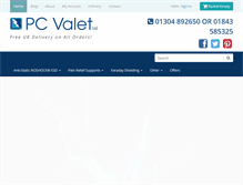 Tablet Screenshot of pcvalet.co.uk